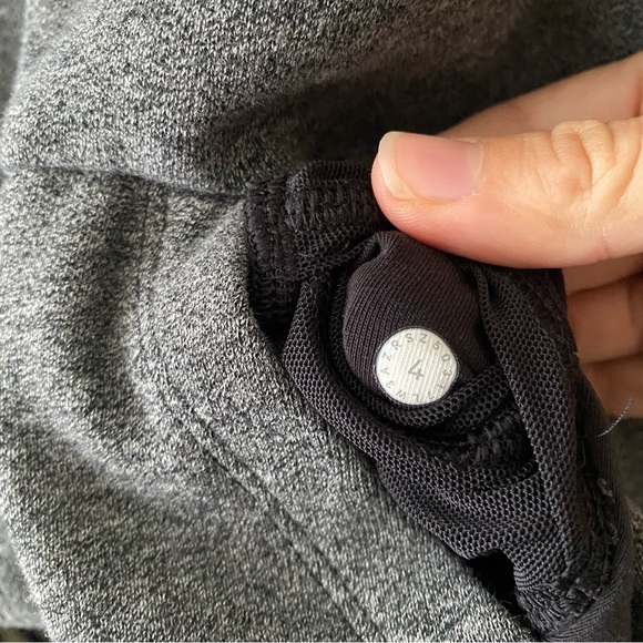 LULULEMON Warm For Winter Cotton Terry Hoodie, Heathered Speckled Black / Grey - Picture 7 of 7